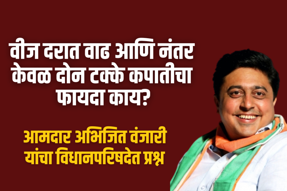 वीज दरात वाढ आणि नंतर केवळ दोन टक्के कपातीचा फायदा काय?